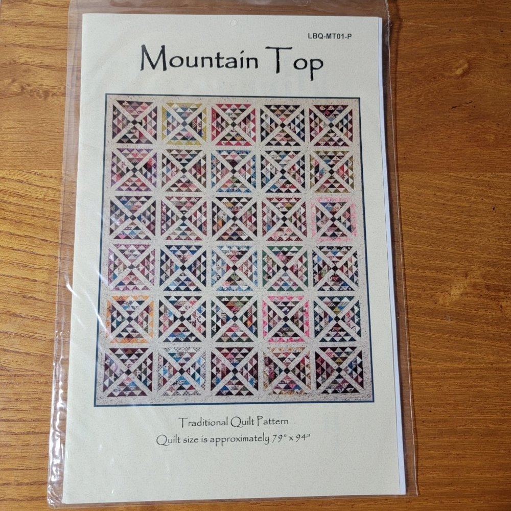 Laundry Basket Traditional Quilt Pattern Mountain Top 79" x 94